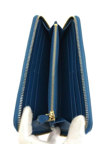 PRADA / 1M0506/長サイフ/牛革/BLU/レディース PRADA(プラダ) / 1M0506/長サイフ/牛革/BLU/レディース | 中古品の販売