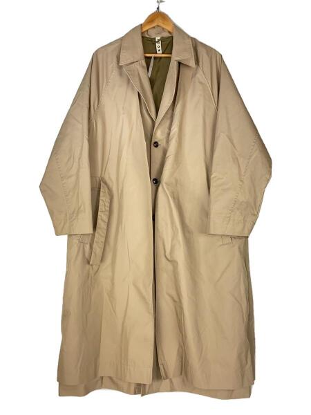 KOOI / コート/1/コットン/KHK/HB-SSK193 KOOI(コーイ) / DOUBLE FACE COAT/トレンチコート/1/コットン/ベージュ