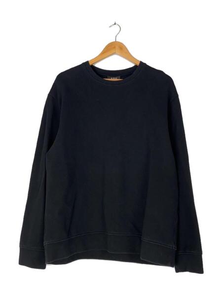 A.P.C.(アーペーセー) / スウェット/L/コットン/ブラック/クルーネック 
