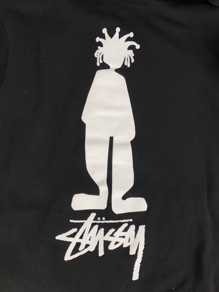 STUSSY(ステューシー) / パーカー/シャドーマン/S/コットン/ブラック