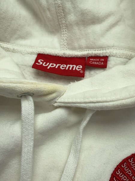 Supreme(シュプリーム) / パーカー/S/コットン/ホワイト/無地/20AW/S 