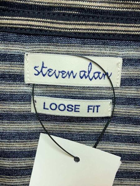 Steven Alan(スティーブンアラン) / 23ss/woolborderLSTEE/M/ウール 