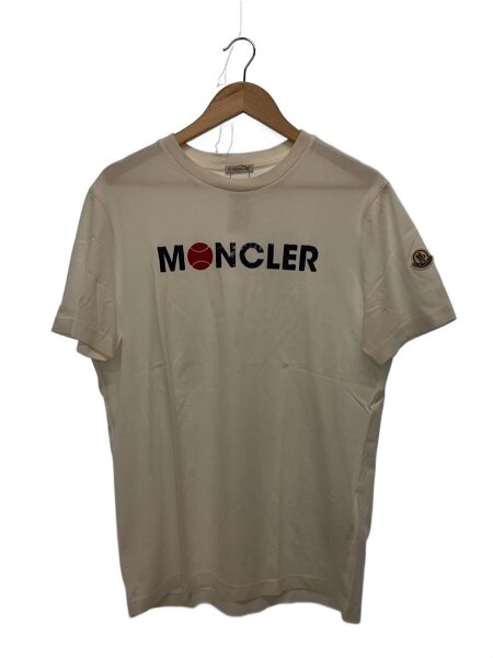 MONCLER(モンクレール) / Tシャツ/L/コットン/WHT/プリント 