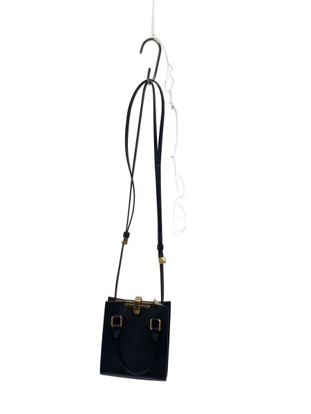 ZANCHETTI(ザンケッティ) / ショルダーバッグ/レザー/BLK/無地 | 中古 
