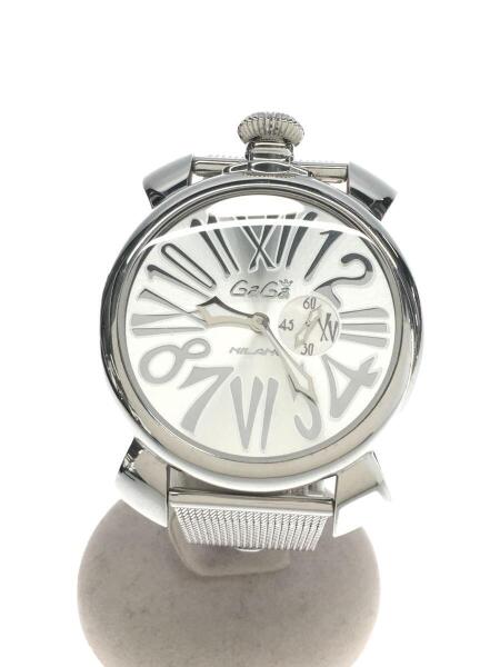 GaGa MILANO(ガガミラノ) / スリム46MM/クォーツ腕時計/アナログ/SLV 