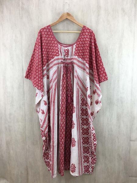 その他ブランド(ソノタブランド) / FREADA/19SS木版プリントワンピース  