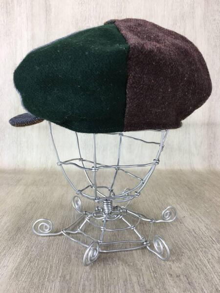 送料無料！新品！HANNA HATSハンナハッツ・ドネガルツイードパッチワーク帽子M★ Hanna Hats(ハンナハッツ) ⁄ ドネガルツイードパッチワーク