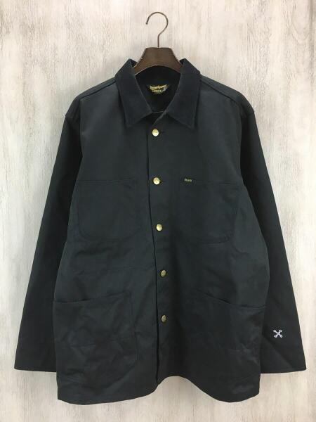 BLUCO WORK GARMENブラック カバーオール BLUCO(ブルコ) ⁄ WORK GARMENT⁄COVERALL⁄カバーオール⁄L⁄コットン⁄BLK