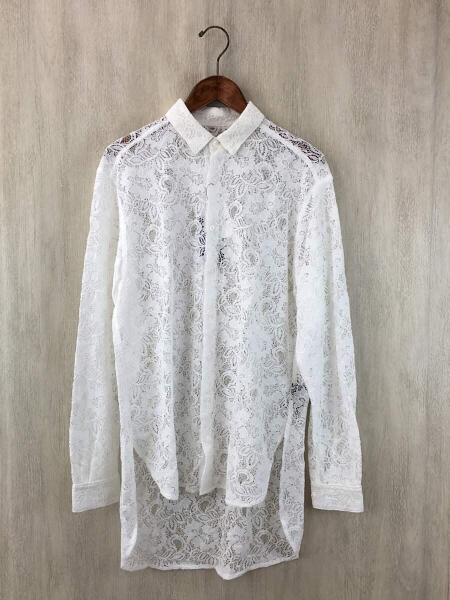 juha(ユハ) / CODE LACE SHIRT/1/WHT/総柄/10110702/ユハ | 古着の販売 