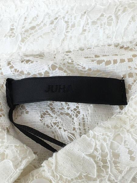 juha(ユハ) / CODE LACE SHIRT/1/WHT/総柄/10110702/ユハ | 古着の販売 