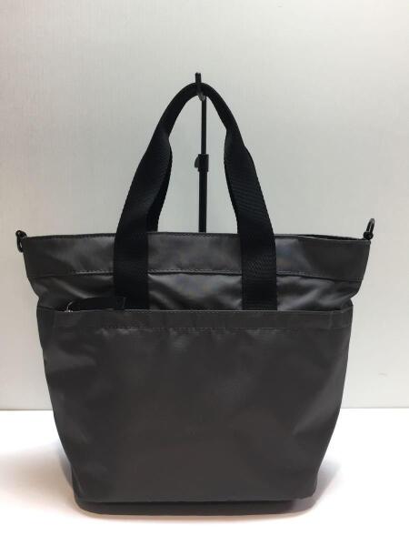 agnes b.(アニエスベー) / 2WAYトートバッグ/ナイロン/GRY/無地/RAS10