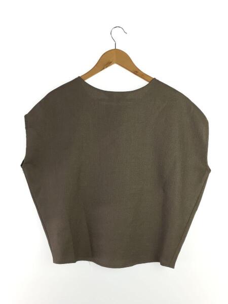 新品】 SOEJU リネーラショートスリーブコクーンブラウス S ブラウン