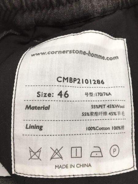 Cornerstone(コーナーストーン) / スラックスパンツ/46/ウール/GRY 