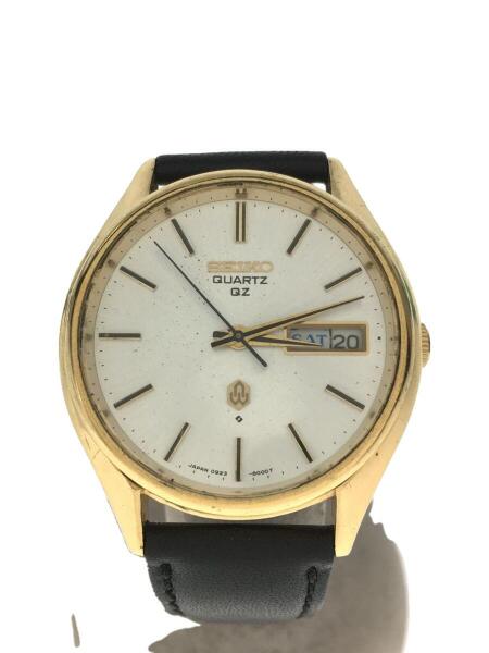 SEIKO(セイコー) / クォーツ腕時計/アナログ/レザー/SLV/BLK/0923-8000 