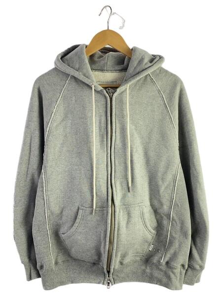 SUGARHILL(シュガーヒル) / 21aw/ZIP-UP RAW EDGE HOODIE/2/コットン 