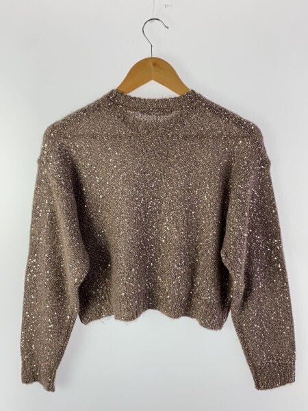 Curensology / スパングルショートカーディガン/FREE/ポリエステル/PNK/CL306178ER-00 Curensology(カレンソロジー) / スパングルショートカーディガン/FREE