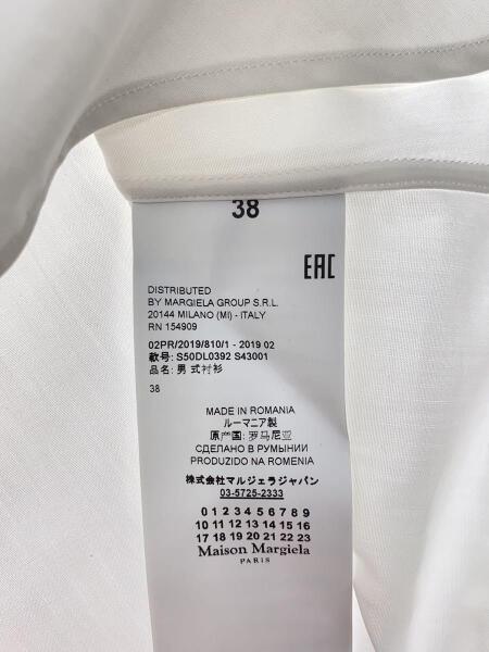 Maison Margiela(メゾンマルジェラ) / 長袖シャツ/38/コットン/WHT 