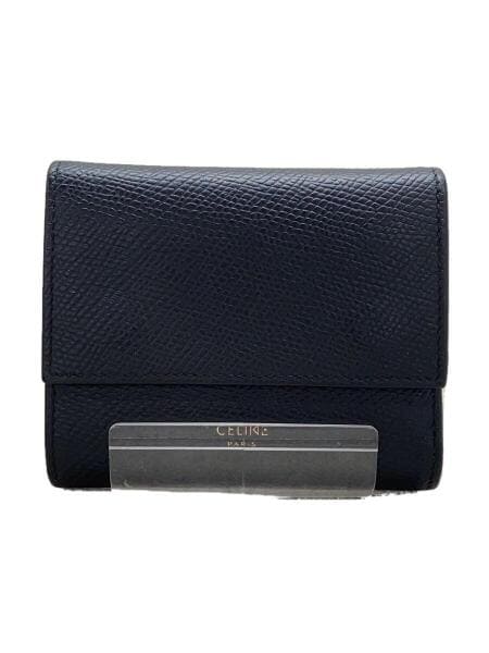 CELINE(セリーヌ) / スモール トリフォールドウォレット/レザー/BLK  