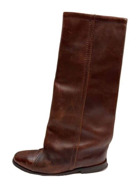 美品希少ZUCCA ズッカ ダークブラウン レザー ロングパンツナウシカブーツ zucca ズッカ パンツブーツ ナウシカブーツ - メルカリ