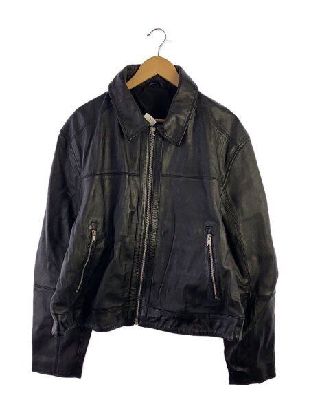 ZARA(ザラ) / レザージャケット ボクシーフィット/XL/牛革/BLK/4720 