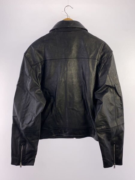 ZARA(ザラ) / レザージャケット ボクシーフィット/XL/牛革/BLK/4720 