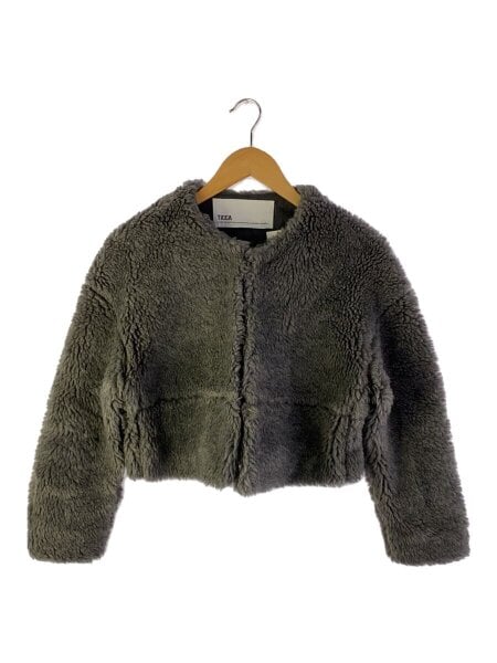 TICCA(ティッカ) / 23aw/ウールファーショートコート/FREE/ウール/GRY 