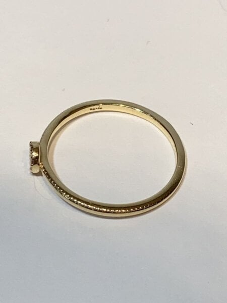 agete(アガット) / K10ダイヤモンドリング/K10/11号/GLD/レディース