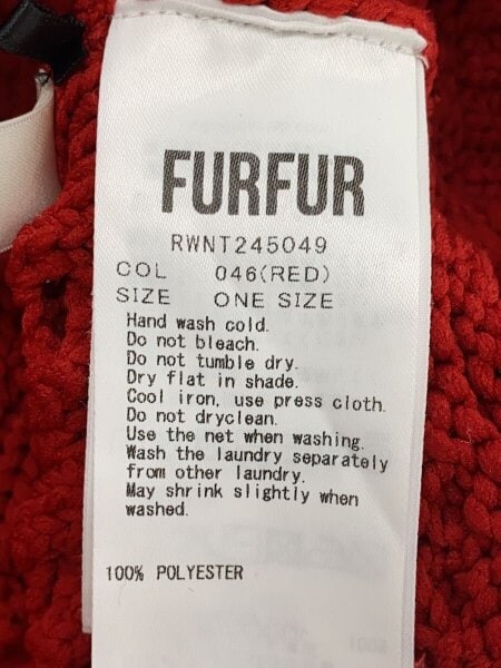 furfur(ファーファー) / 24AW/スカラップニットトップス/one