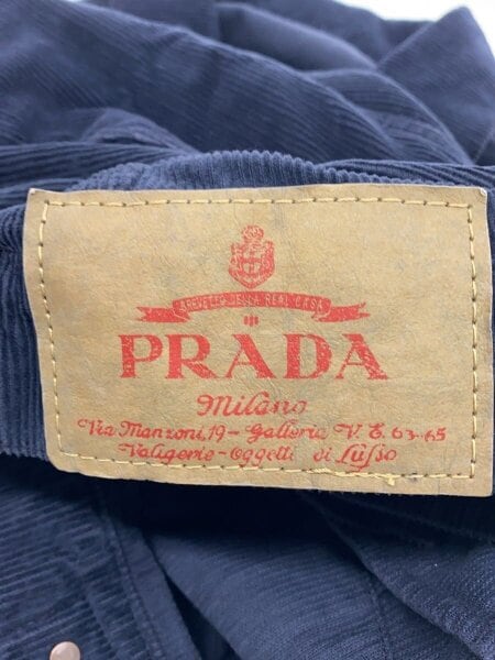 PRADA(プラダ) / コーデュロイブルゾンジャケット/L/NVY/GEB257 | 古着