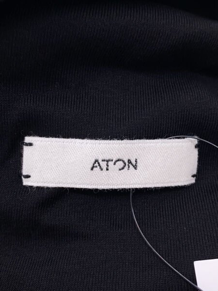 ATON(エイトン) / 23AW/SUVIN FRISE フレアドレス/0/コットン/BLK 
