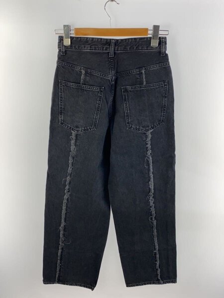 ZARA(ザラ) / フリンジバギーデニムパンツ/34/デニム/BLK | 古着の販売 