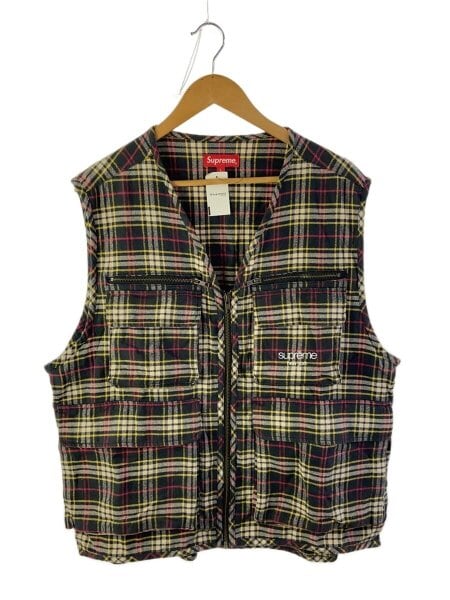 Supreme(シュプリーム) / 20AW/Tartan Flannel Cargo Vest/ベスト/L 