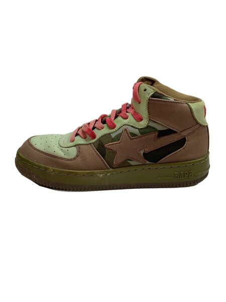 A BATHING APE(アベイシングエイプ) / ハイカットスニーカー/27cm/KHK 