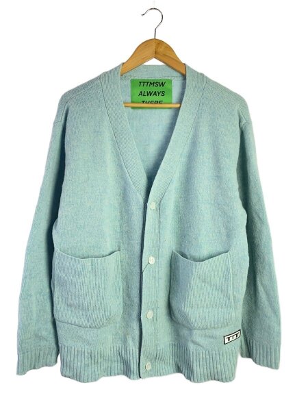 TTT_MSW(ティー) / 22AW/standard knit cardigan/L/ウール/BLU