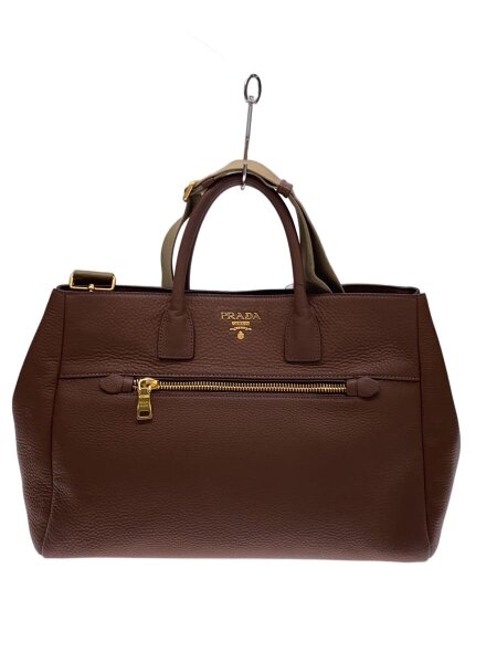 PRADA(プラダ) / トートバッグ/レザー/BRW | 中古品の販売・通販なら