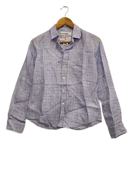 新品 Frank&Eileen BARRY シャツ グレー XS Frank&Eileen(フランクアンドアイリーン) / BARRY/XS/リネン/BLU