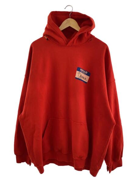 BALENCIAGA(バレンシアガ) / パーカー/XS/コットン/RED/無地/651799/My 