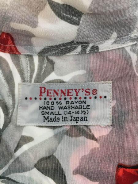 PENNEY'S(ペニーズ) / アロハシャツ/S/レーヨン/マルチカラー/花柄/60s