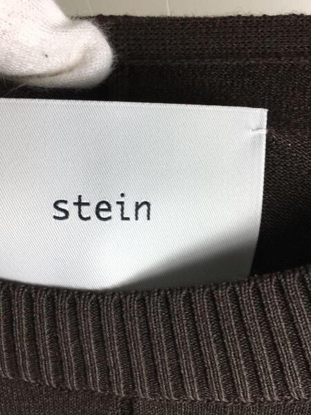 stein / ニット・セーター(薄手)/S/ナイロン/BRW/ST.160 stein(シュタイン) / セーター(薄手)/S/ナイロン/BRW/無地/ST.160