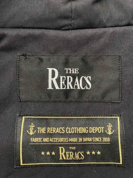 THE RERACS / ジャケット/48/ウール/BLK/無地/17FW-REBL-100-J THE RERACS(ザリラクス) / ジャケット/48/ウール/BLK/無地/17FW-REBL