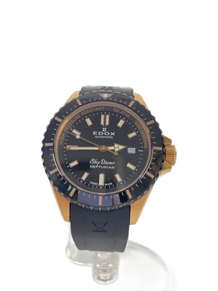 EDOX(エドックス) / 自動巻腕時計/アナログ/ステンレス/BLK/BLK/80120 