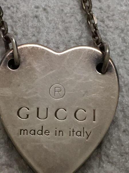 GUCCI(グッチ) / ハートプレートネックレス/ネックレス/SV925/SLV 