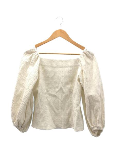 NOBLE(ノーブル) / 22AW/バブルジャガードパフスリーブブラウス 