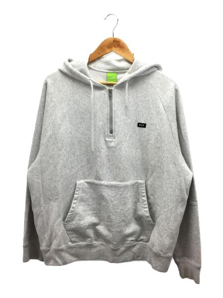 HUF(ハフ) / ハーフジップパーカー/L/コットン/グレー | 古着の販売 