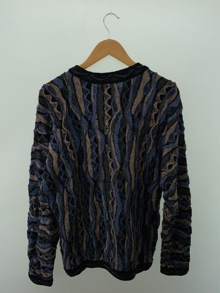 COOGI(クージー) / 90s/3Dニット/L/コットン/ブルー/総柄 | 古着の販売 