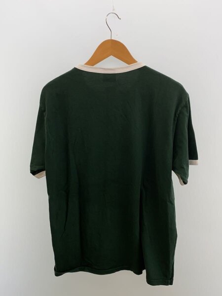 BoTT(ボット) / Bear Stamp Ringer Tee/Tシャツ/XXL/コットン/グリーン 