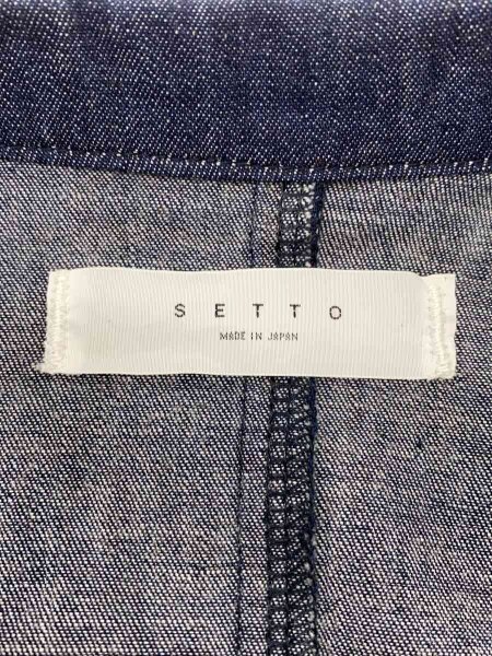 SETTO(セット) / MARKET JKT/ジャケット/FREE/コットン/インディゴ/STL 