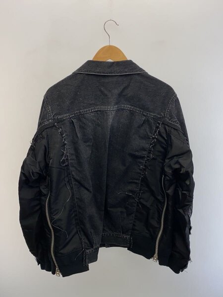 sacai(サカイ) / Denim x Nylon Twill Jacket/Gジャン/1/デニム/BLK