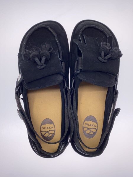 SHAKA(シャカ) / MOC MULE TASSEL SUEDE/サンダル/26cm/BLK// | 中古品