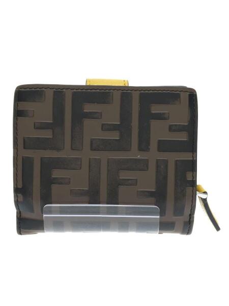 フェンディ FENDI 2つ折り財布 エフイズフェンディ 黒 レザー FENDI